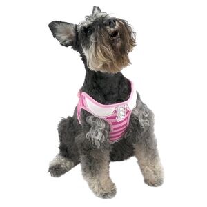 Vibrant Life Pink Striped Dog Harness